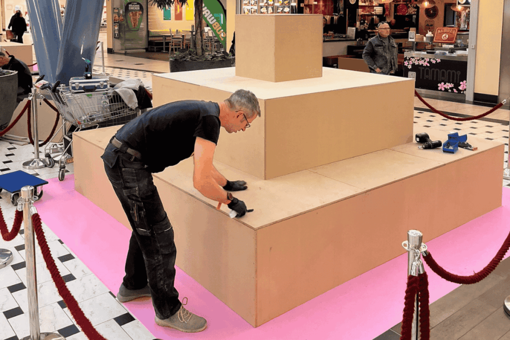 Echter Einsatz - von Hand gebaut.